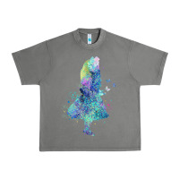 Tornado watercolor splatter alice in wonderland t shirt design Urban Heavy Tee - PixelWave