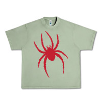 Oil Green Richmond spiders Urban Heavy Tee - PixelWave