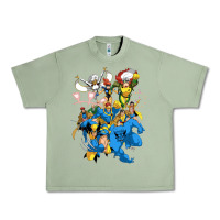 Oil Green group pic x men Urban Heavy Tee - PixelWave