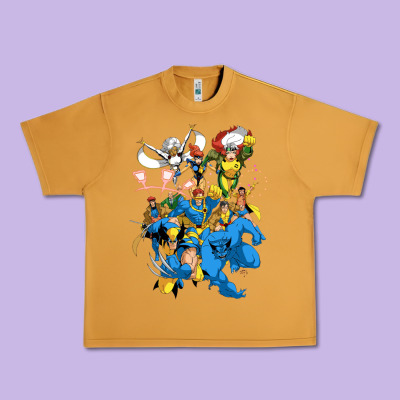 Group Pic X Men Urban Heavy Tee Designed By Pixelwave