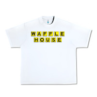 White waffle hause Urban Heavy Tee - PixelWave
