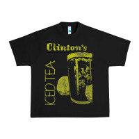 Black Clintons Iced Tea Urban Heavy Tee - PixelWave