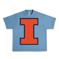 Pebble Blue illinois fighting illini Urban Heavy Tee - PixelWave