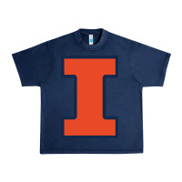 Navy illinois fighting illini Urban Heavy Tee - PixelWave