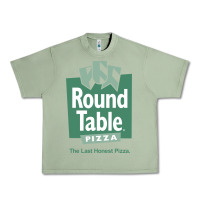 Oil Green round table pizza Urban Heavy Tee - PixelWave