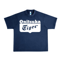 Navy onitsuka tiger Urban Heavy Tee - PixelWave