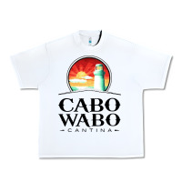 White cabo wabo Urban Heavy Tee - PixelWave