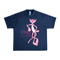 Navy pink panther Urban Heavy Tee - PixelWave