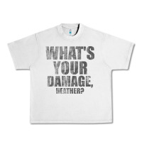 Lunar Rock what's your damage, heather   heathers Urban Heavy Tee - PixelWave
