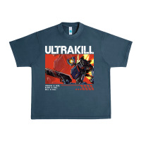 Midnight Navy the merch ultrakill 1 Urban Heavy Tee - PixelWave
