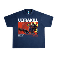 Navy the merch ultrakill 1 Urban Heavy Tee - PixelWave