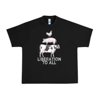 Black liberation to all vegan vegetarian food animal love Urban Heavy Tee - PixelWave