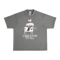 Tornado liberation to all vegan vegetarian food animal love Urban Heavy Tee - PixelWave