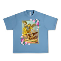 St Michael The Archangel - Protector Catholic Church Angel Urban Heavy Tee | Teevron