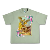St Michael The Archangel - Protector Catholic Church Angel Urban Heavy Tee | Teevron