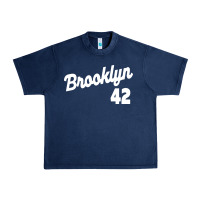 Navy brooklyn 42 Urban Heavy Tee - PixelWave