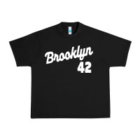 Black brooklyn 42 Urban Heavy Tee - PixelWave