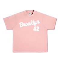 Salmon brooklyn 42 Urban Heavy Tee - PixelWave