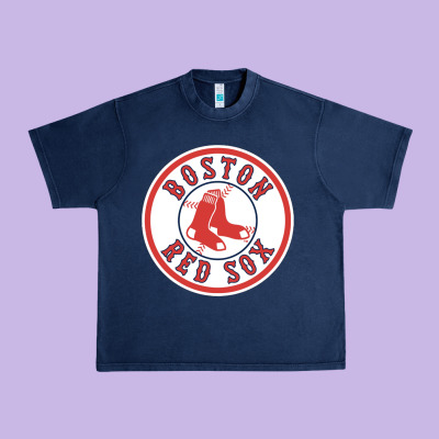 Boston R E D S O X Urban Heavy Tee Designed By Craftify
