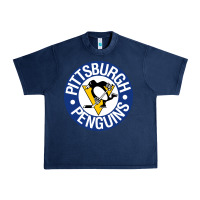 Navy penguins player sky Urban Heavy Tee - Craftify