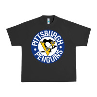 Pigment Black penguins player sky Urban Heavy Tee - Craftify