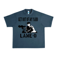 Midnight Navy get out of my yard lame o the burbs quote the burbs Urban Heavy Tee - Craftify