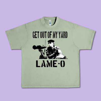 Get Out Of My Yard Lame O The Burbs Quote The Burbs Urban Heavy Tee Designed By Craftify