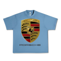 Pebble Blue .Porches new Urban Heavy Tee - Craftify