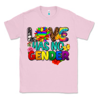 Bubblegum Pink love has no gender pride Classic Tee - FaDigitalArtStudio