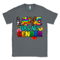 Charcoal Heather love has no gender pride Classic Tee - FaDigitalArtStudio