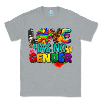 Heather Grey love has no gender pride Classic Tee - FaDigitalArtStudio