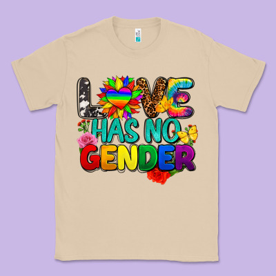 Love Has No Gender Pride Classic Tee Designed By Fadigitalartstudio