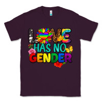 Plum love has no gender pride Classic Tee - FaDigitalArtStudio