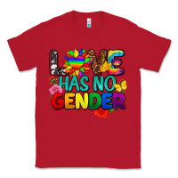 Red love has no gender pride Classic Tee - FaDigitalArtStudio