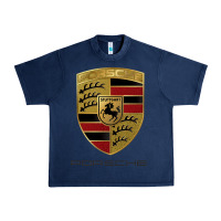 Navy .Porches new Urban Heavy Tee - Craftify