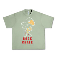 Oil Green Vintage jayhawk ku Urban Heavy Tee - Craftify