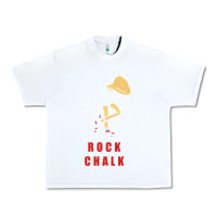 White Vintage jayhawk ku Urban Heavy Tee - Craftify