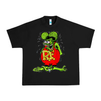 Black Official Rat Fink Original Merchandise 1 Urban Heavy Tee - Craftify