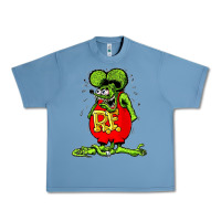 Pebble Blue Official Rat Fink Original Merchandise 1 Urban Heavy Tee - Craftify
