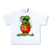 White Official Rat Fink Original Merchandise 1 Urban Heavy Tee - Craftify