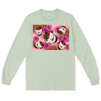 Matcha Guinea pig flowers Long Sleeve Tee - Artiststas