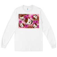 White Guinea pig flowers Long Sleeve Tee - Artiststas