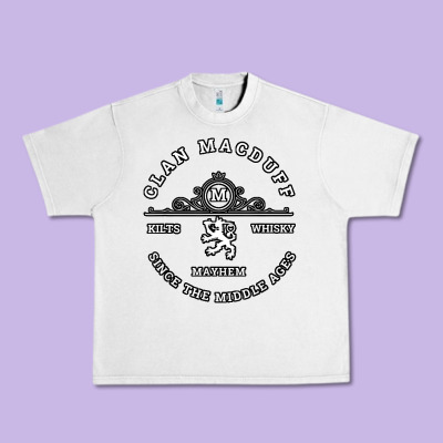 Clan Macduff Scottish Kilt Highland Games T Shirt Urban Heavy Tee Designed By Craftify