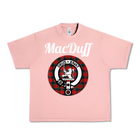 Salmon MacDuff Clan Scottish Name Coat Of Arms Tartan Urban Heavy Tee - Craftify
