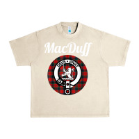 Sandshell MacDuff Clan Scottish Name Coat Of Arms Tartan Urban Heavy Tee - Craftify