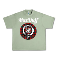Oil Green MacDuff Clan Scottish Name Coat Of Arms Tartan Urban Heavy Tee - Craftify