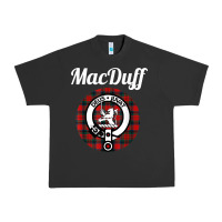 Pigment Black MacDuff Clan Scottish Name Coat Of Arms Tartan Urban Heavy Tee - Craftify