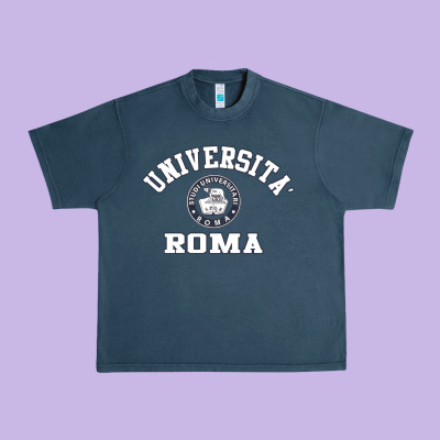 Universita Roma [tb] Urban Heavy Tee Designed By Craftify