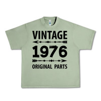 Oil Green VINTAGE 1976 ORIGINAL PARTS Urban Heavy Tee - Craftify