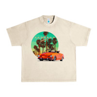 Sandshell karmann ghia sunset palm love quote Urban Heavy Tee - Craftify